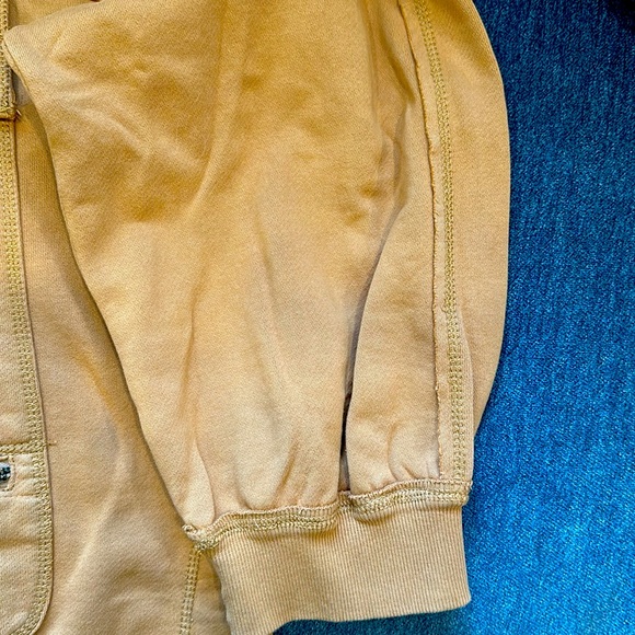 NWT! Anthropologie Pilcro Cotton Micro Fleece Button Front Jacket - Picture 8 of 11